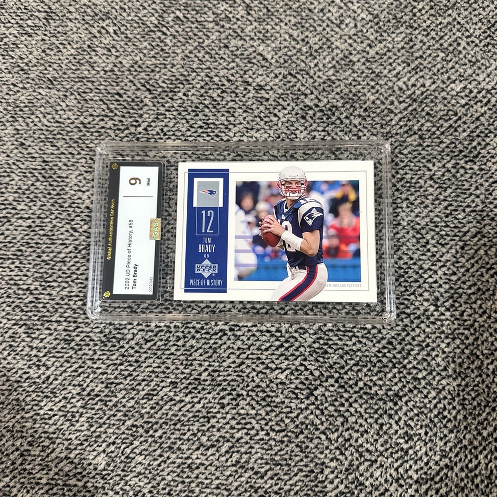Patriots Tom Brady Graded GAS 9